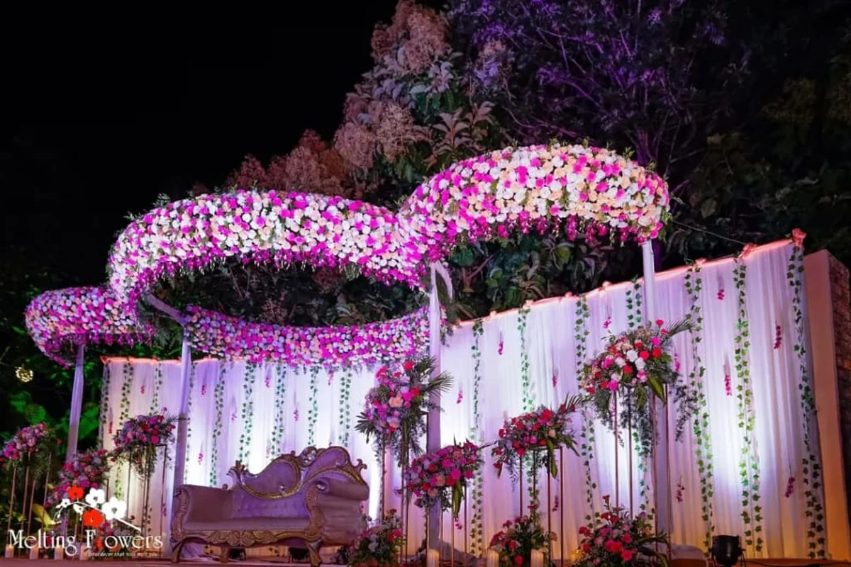 Luxury Stage Floral Installation Dreamy Days Event